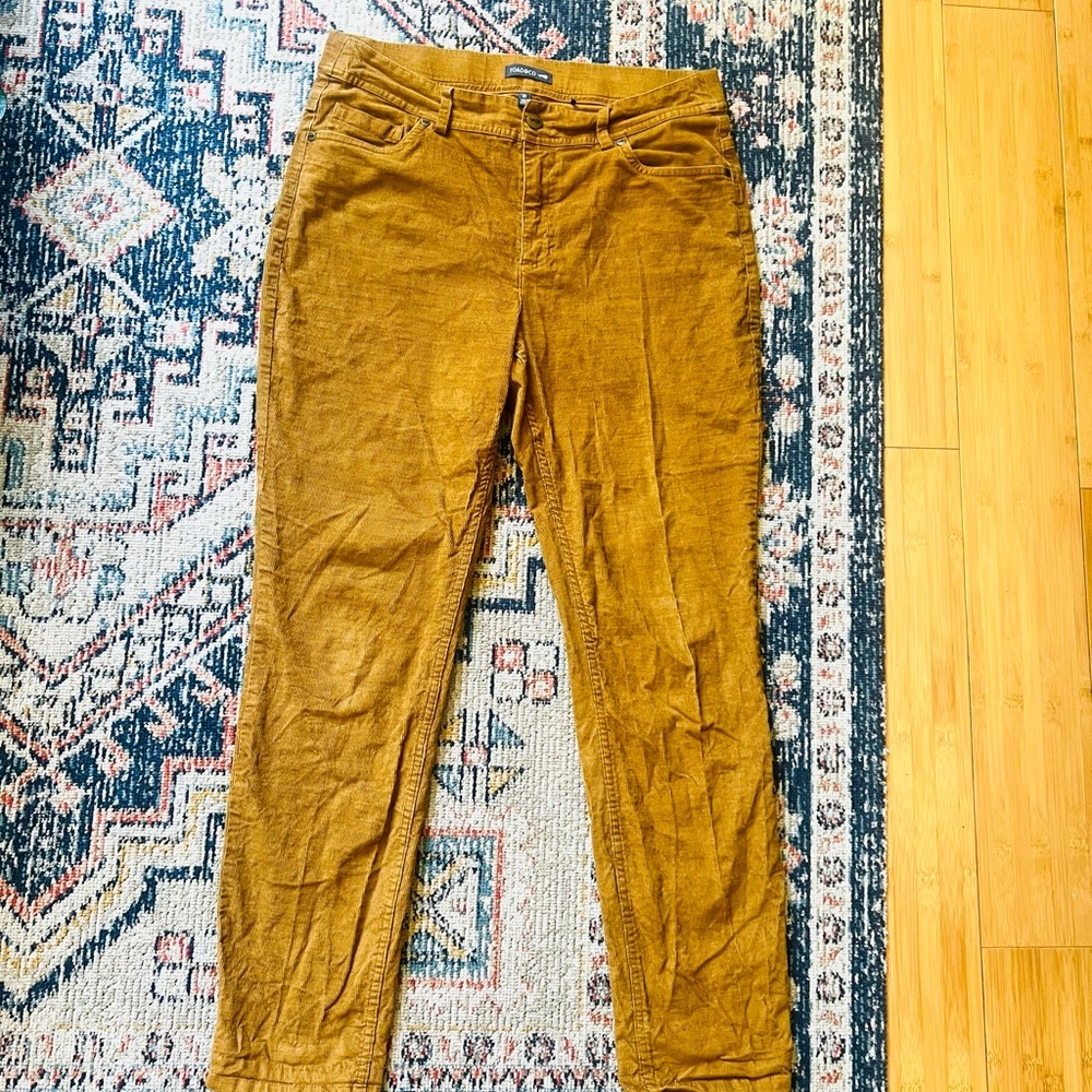 Toad&Co Tan Corduroy Pants Size 10